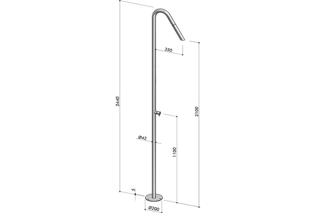 Fontealta Buitendouche Genoa Met Mengkraan Geborsteld 3 Fontealta Buitendouche Genoa Met Mengkraan Geborsteld - Afbeelding 3