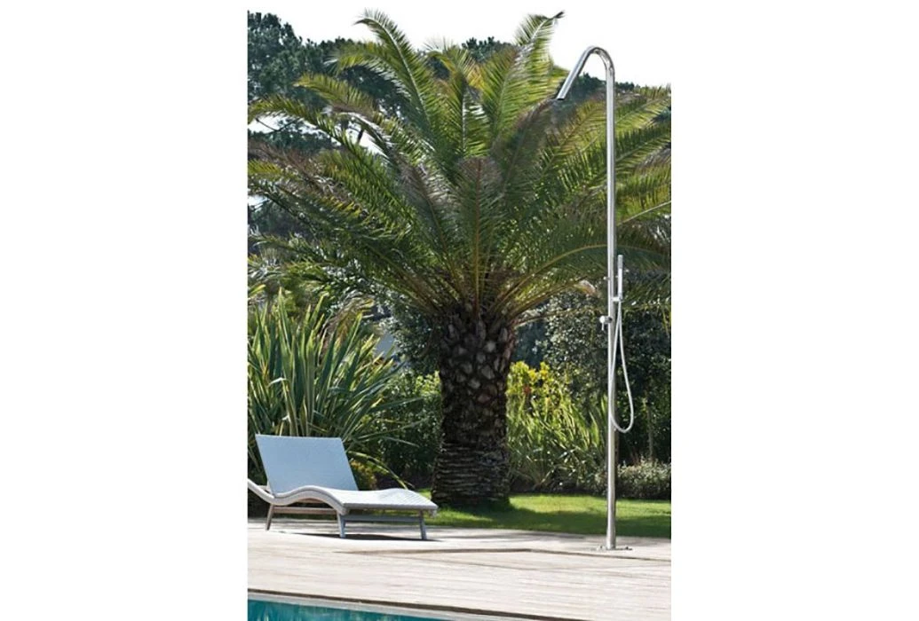 Fontealta Buitendouche Genoa Met Handdouche Gepolijst 2 Fontealta Buitendouche Genoa Met Handdouche Gepolijst - Afbeelding 2