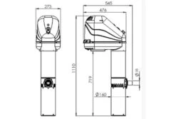 Splash-X Aqua Jet 50 Jetstream -Bestway Zwembaden Winkel aqua jet 50 jetstream tekening