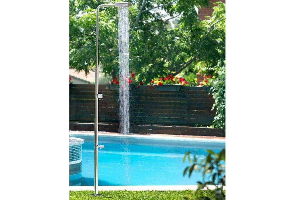 AstralPool Angel Buitendouche Met Voetdouche | RVS AISI 304 3 AstralPool Angel Buitendouche Met Voetdouche | RVS AISI 304 - Afbeelding 3