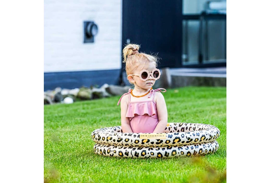 Swim Essentials Baby Zwembad Ø100 Cm | Beige Panterprint 3 Swim Essentials Baby Zwembad Ø100 Cm | Beige Panterprint - Afbeelding 3