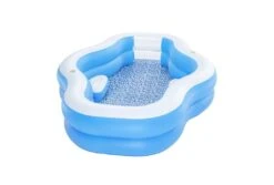 Bestway Splashview Opblaasbaar Zwembad | 270 X 198 X 51 Cm -Bestway Zwembaden Winkel bestway familiebad plusvorm splashview 270