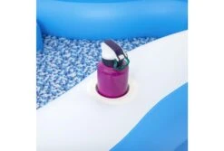 Bestway Splashview Opblaasbaar Zwembad | 270 X 198 X 51 Cm -Bestway Zwembaden Winkel bestway familiebad plusvorm splashview 270 bekerhouder