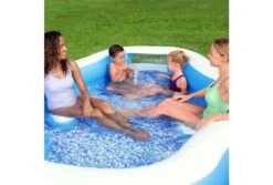 Bestway Splashview Opblaasbaar Zwembad | 270 X 198 X 51 Cm -Bestway Zwembaden Winkel bestway familiebad plusvorm splashview 270 mensen