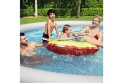 Bestway Fast Set Rotan Zwembad | Ø 396 X 84 Cm -Bestway Zwembaden Winkel bestway fast set rotan mensen 2