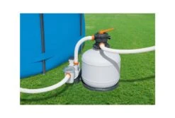 Bestway Flowclear Zandfilter 9,8 M³/u -Bestway Zwembaden Winkel bestway flowclear zandfilter 9 8 m u in gebruik