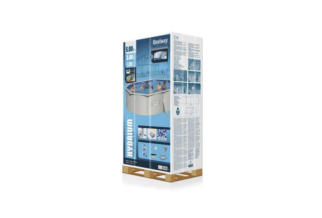 Bestway Hydrium Metalen Zwembad | 500 X 360 X 120 Cm 9 Bestway Hydrium Metalen Zwembad | 500 X 360 X 120 Cm - Afbeelding 9