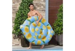 Bestway Luchtbed Scentsational Lemon -Bestway Zwembaden Winkel bestway luchtbed scentsational lemon zijaanzicht