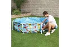 Bestway Steel Pro Zwembad Met Zonnescherm | Ø 244 X 51 Cm -Bestway Zwembaden Winkel bestway opzet zwembad 244 met zonnescherm installatie