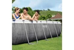Bestway Power Steel Rotan Zwembad | 404 X 201 X 100 Cm -Bestway Zwembaden Winkel bestway power steel rotan 404 201 100 mensen 2