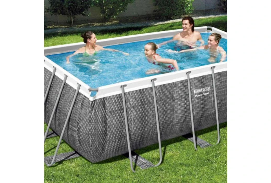 Bestway Power Steel Rotan Zwembad | 412 X 201 X 122 Cm 3 Bestway Power Steel Rotan Zwembad | 412 X 201 X 122 Cm - Afbeelding 3