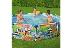 Bestway Steel Pro Dieren Zwembad | Ø 274 Cm X 66 Cm -Bestway Zwembaden Winkel bestway steel pro dieren in gebruik