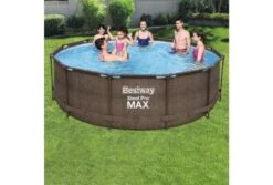 Bestway Steel Pro Max Rotan Zwembad | Ø 366 X 100 Cm 8 Bestway Steel Pro Max Rotan Zwembad | Ø 366 X 100 Cm -Bestway Zwembaden Winkel bestway steel pro max rotan zwembad 366 x 100 cm in gebruik