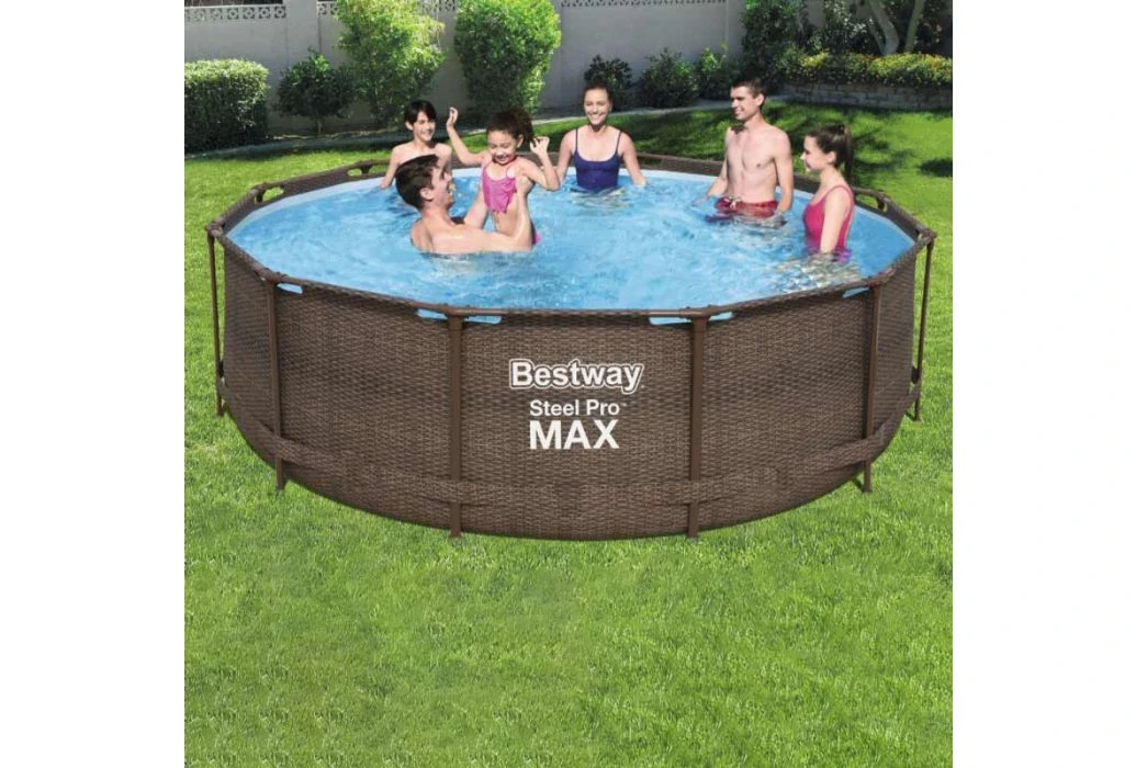 Bestway Steel Pro Max Rotan Zwembad | Ø 366 X 100 Cm 3 Bestway Steel Pro Max Rotan Zwembad | Ø 366 X 100 Cm - Afbeelding 3