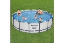Bestway Steel Pro Max Zwembad | Ø 457 X 107 Cm -Bestway Zwembaden Winkel bestway steel pro max zwembad 457 x 107 cm in gebruik