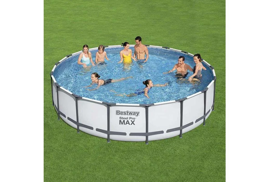 Bestway Steel Pro Max Zwembad | Ø 549 X 122 Cm 2 Bestway Steel Pro Max Zwembad | Ø 549 X 122 Cm - Afbeelding 2