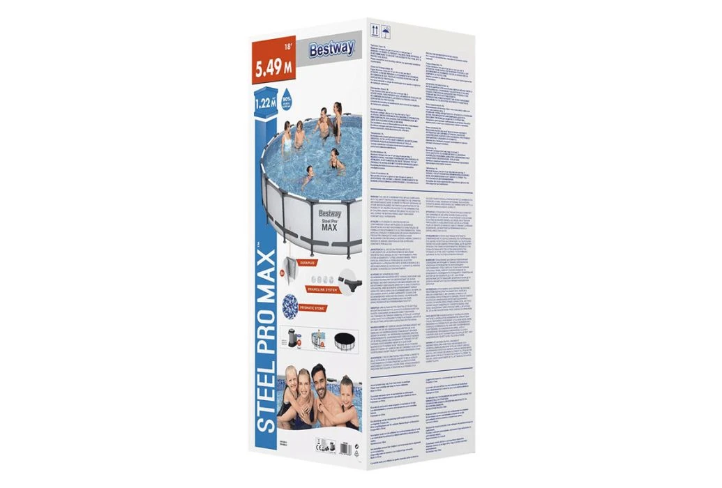 Bestway Steel Pro Max Zwembad | Ø 549 X 122 Cm 6 Bestway Steel Pro Max Zwembad | Ø 549 X 122 Cm - Afbeelding 6