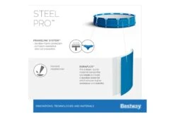 Bestway Steel Pro Zwembad | Ø 366 X 76 Cm 8 Bestway Steel Pro Zwembad | Ø 366 X 76 Cm -Bestway Zwembaden Winkel bestway steel pro zwembad 366 x 76 cm materiaal