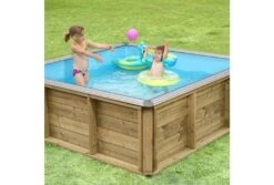 BWT Houten Kinderzwembad | 200 X 200 X 64 Cm -Bestway Zwembaden Winkel bwt houten kinderzwembad 200 x 200 x 64 cm 7