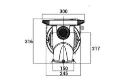 DAB Zwembadpomp E-Swim 150 M -Bestway Zwembaden Winkel dab e swim energiezuinige zwembadpomp afmetingen