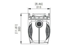 Emaux Variabele Zwembadpomp | SPV150 -Bestway Zwembaden Winkel emaux spv150 afmetingen 1