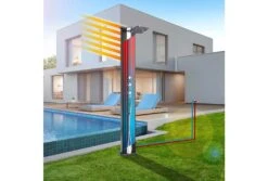 Formidra Buitendouche Dada Straight | Antraciet | Geborsteld Aluminium -Bestway Zwembaden Winkel formidra buitendouche dada straight antraciet geborsteld aluminium warmwateraansluiting