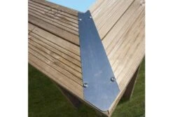 GRE Gré Houten Zwembad Loire | 305 X 305 X 119 Cm -Bestway Zwembaden Winkel gr houten zwembad loire hoek 3 1