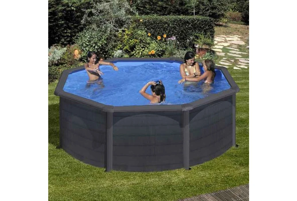 GRE Gré Stalenwand Zwembad Kea | 350 X 120 Cm 2 GRE Gré Stalenwand Zwembad Kea | 350 X 120 Cm - Afbeelding 2