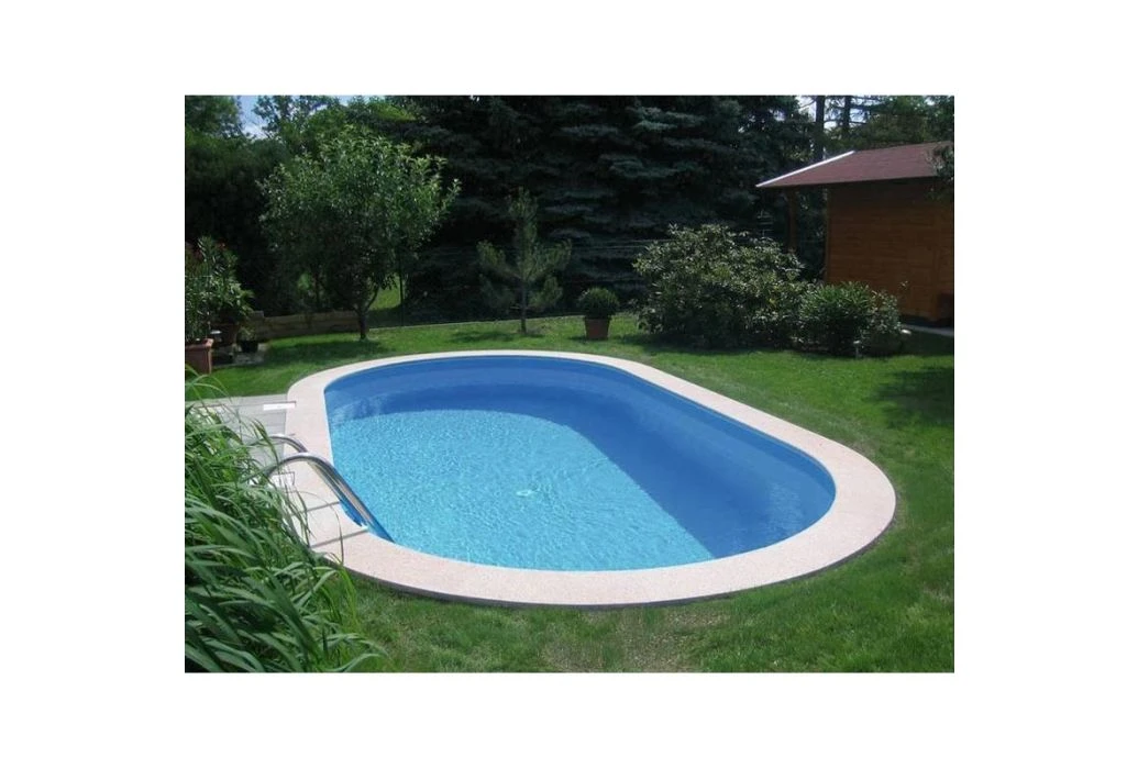 Happy Pool Metalen Zwembad | 714 X 400 X 135cm 2 Happy Pool Metalen Zwembad | 714 X 400 X 135cm - Afbeelding 2