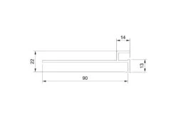 BWT Hung-ophanging PVC | 90 Mm, Lengte 2 Meter 5 BWT Hung-ophanging PVC | 90 Mm, Lengte 2 Meter -Bestway Zwembaden Winkel hungprofiel 3
