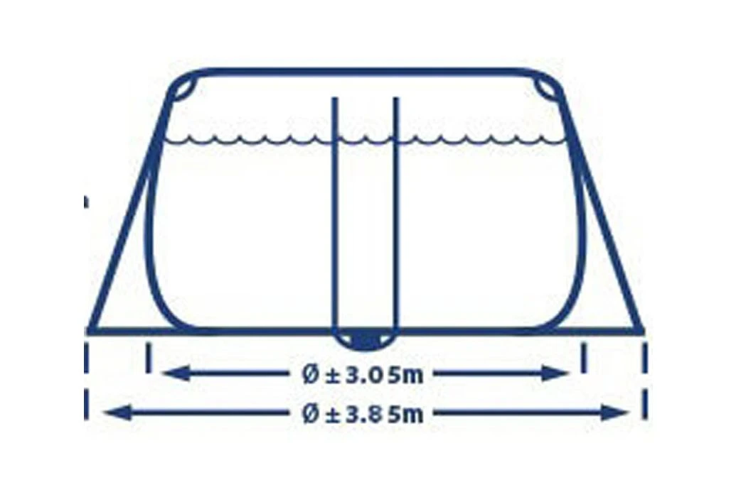 Intex Prism Frame Zwembad | 610 X 305 X 122cm Complete Set 3 Intex Prism Frame Zwembad | 610 X 305 X 122cm Complete Set - Afbeelding 3