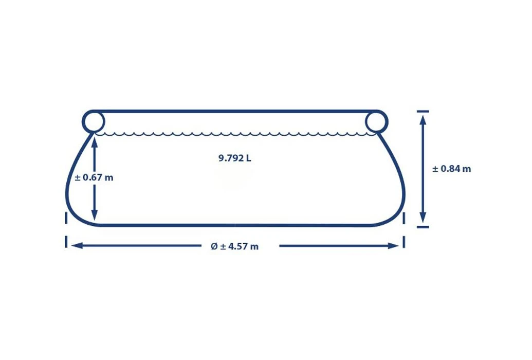 Intex Easy Set Zwembad | 457 X 84cm 2 Intex Easy Set Zwembad | 457 X 84cm - Afbeelding 2