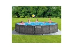 Intex Greywood Prism Frame | 549 X 122 Cm -Bestway Zwembaden Winkel intex greywood prism frame 549 x 122 cm in gebruik