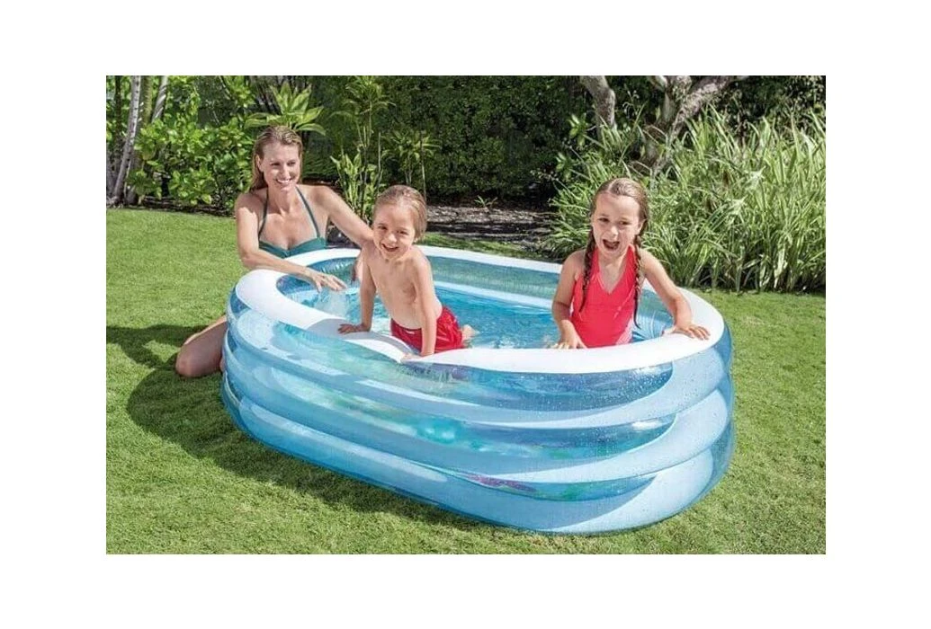 Intex Opblaasbaar Ovaal Zwembad 2 Intex Opblaasbaar Ovaal Zwembad - Afbeelding 2