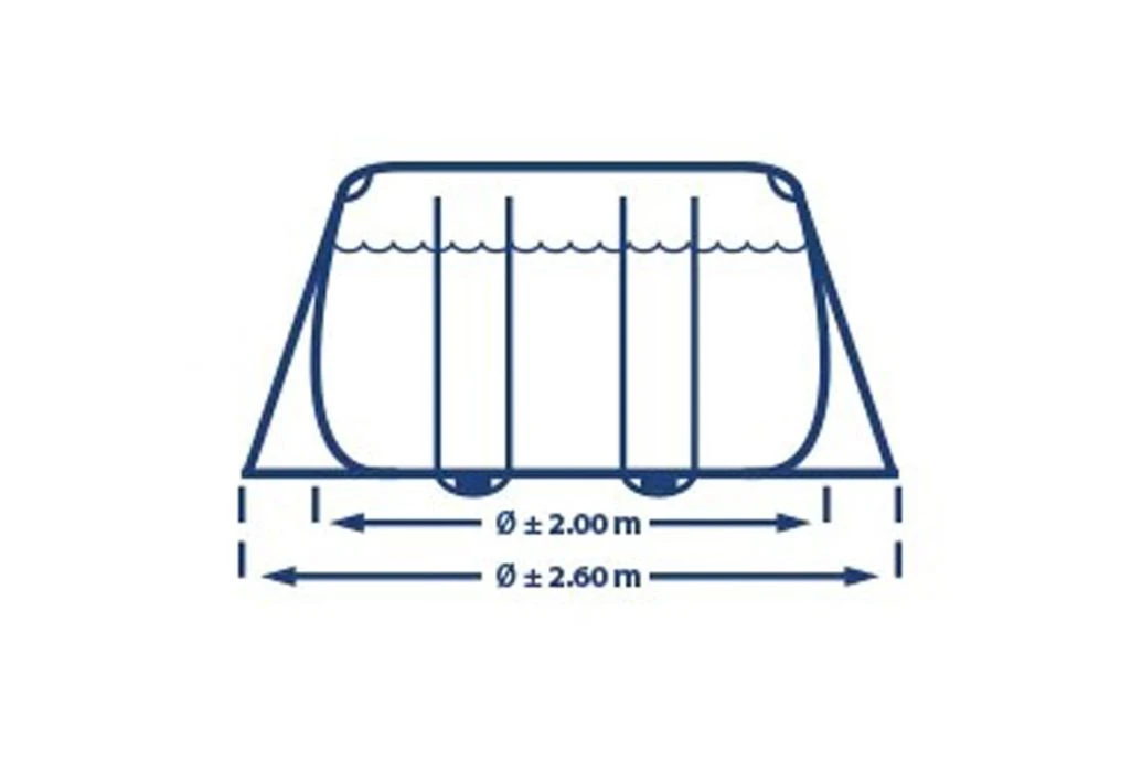 Intex Prism Frame Zwembad | 400 X 200 X 122 Cm Met Pomp En Trap 6 Intex Prism Frame Zwembad | 400 X 200 X 122 Cm Met Pomp En Trap - Afbeelding 6