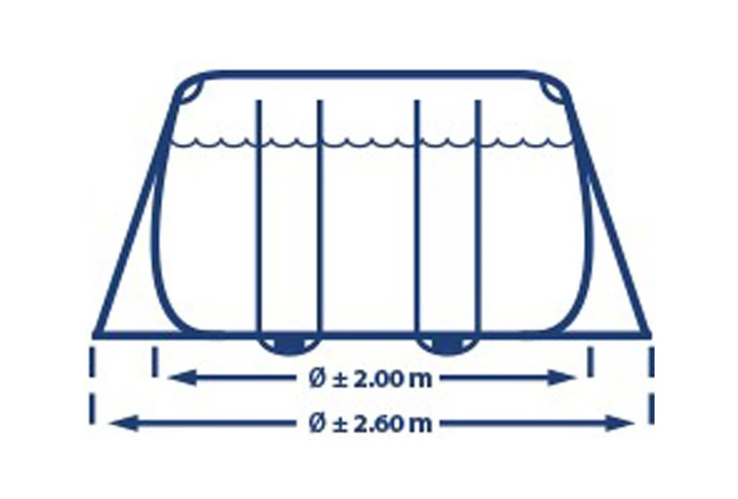 Intex Prism Frame Zwembad | 400 X 200 X 100cm Met Pomp En Trap 5 Intex Prism Frame Zwembad | 400 X 200 X 100cm Met Pomp En Trap - Afbeelding 5