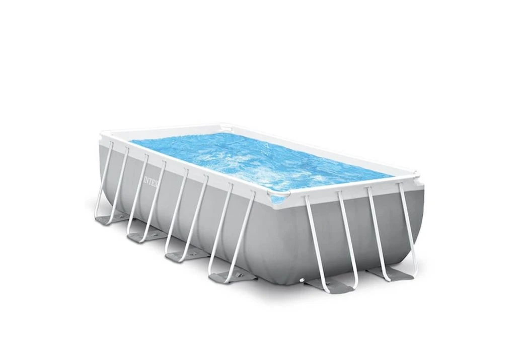 Intex Prism Frame Zwembad | 400 X 200 X 100cm Met Pomp En Trap 1 Intex Prism Frame Zwembad | 400 X 200 X 100cm Met Pomp En Trap