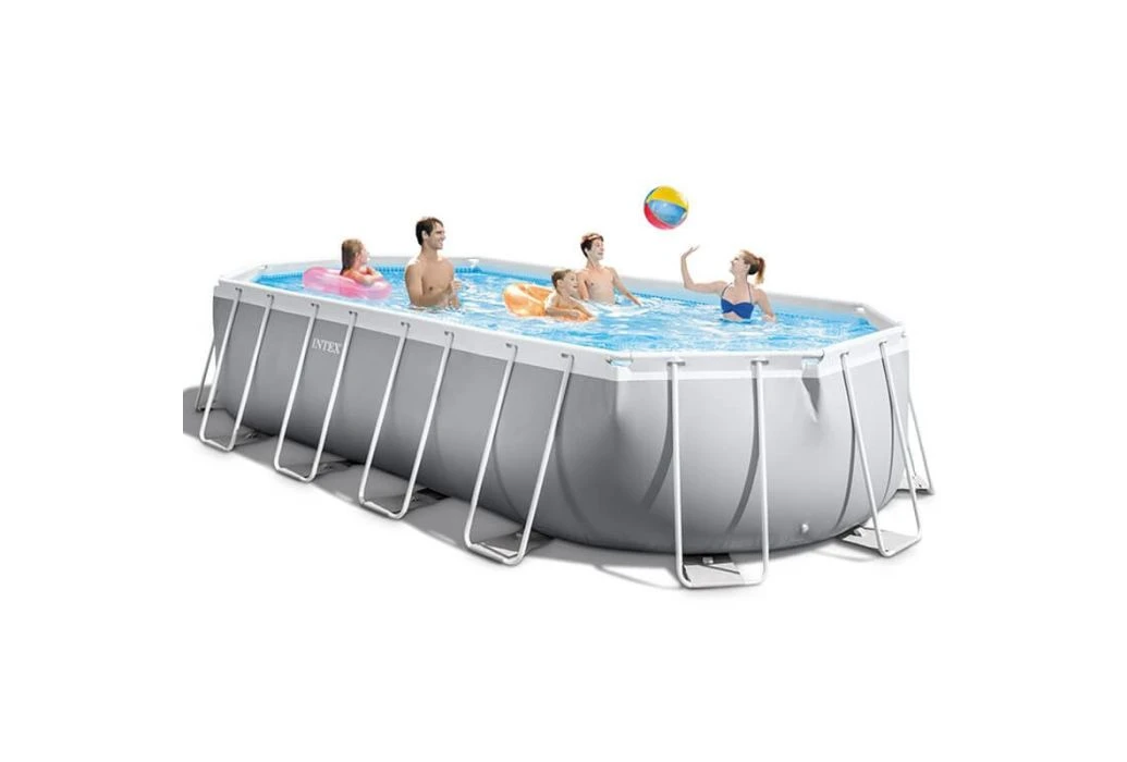 Intex Prism Frame Zwembad | 610 X 305 X 122cm Complete Set 2 Intex Prism Frame Zwembad | 610 X 305 X 122cm Complete Set - Afbeelding 2