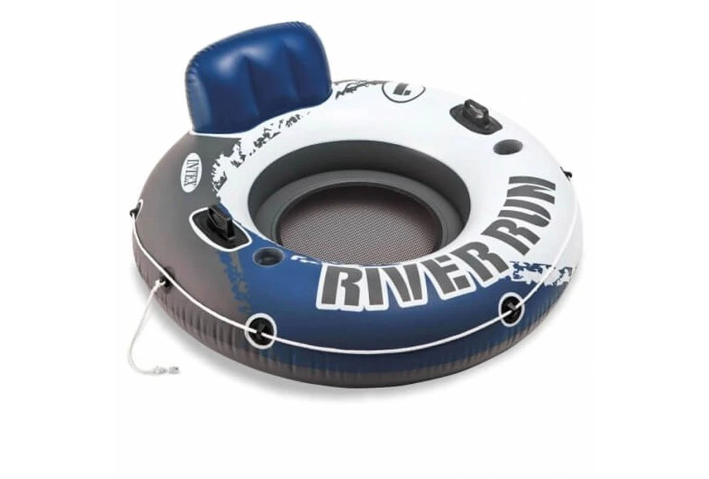 Intex River Run Waterlounge Blauw/wit 1 Intex River Run Waterlounge Blauw/wit