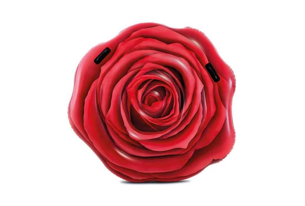 Intex Rode Roos Luchtbed 1 Intex Rode Roos Luchtbed