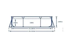 Intex Zwembad Metal Frame | 260 X 160 X 65cm -Bestway Zwembaden Winkel intex zwembad metal frame 260 x 165 x 65cm lengte