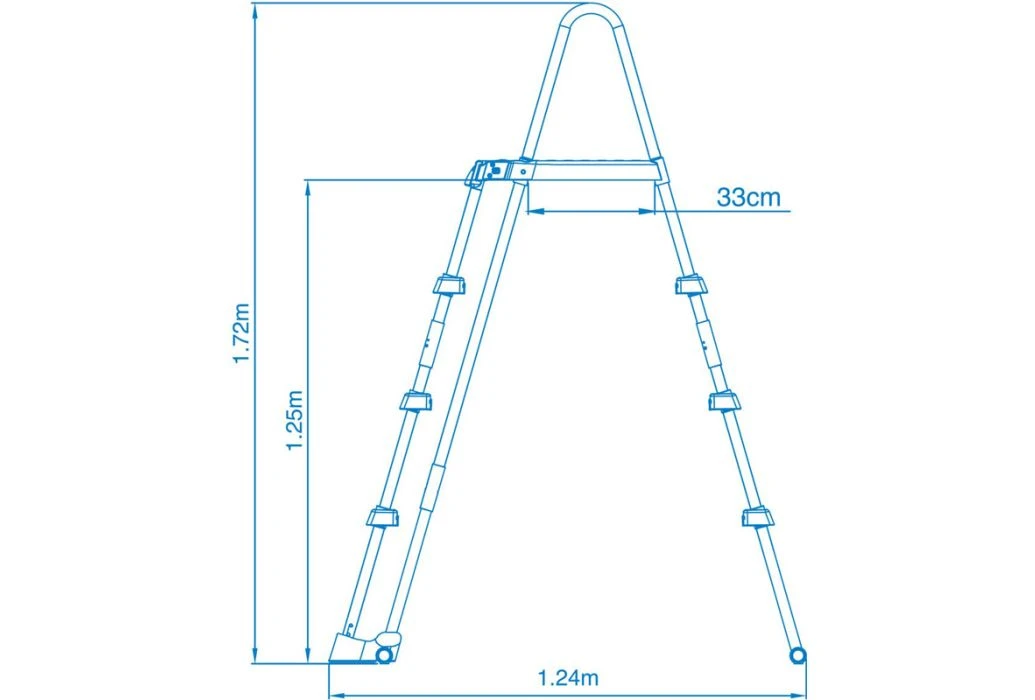 Intex Zwembadtrap | 122 Cm 2 Intex Zwembadtrap | 122 Cm - Afbeelding 2