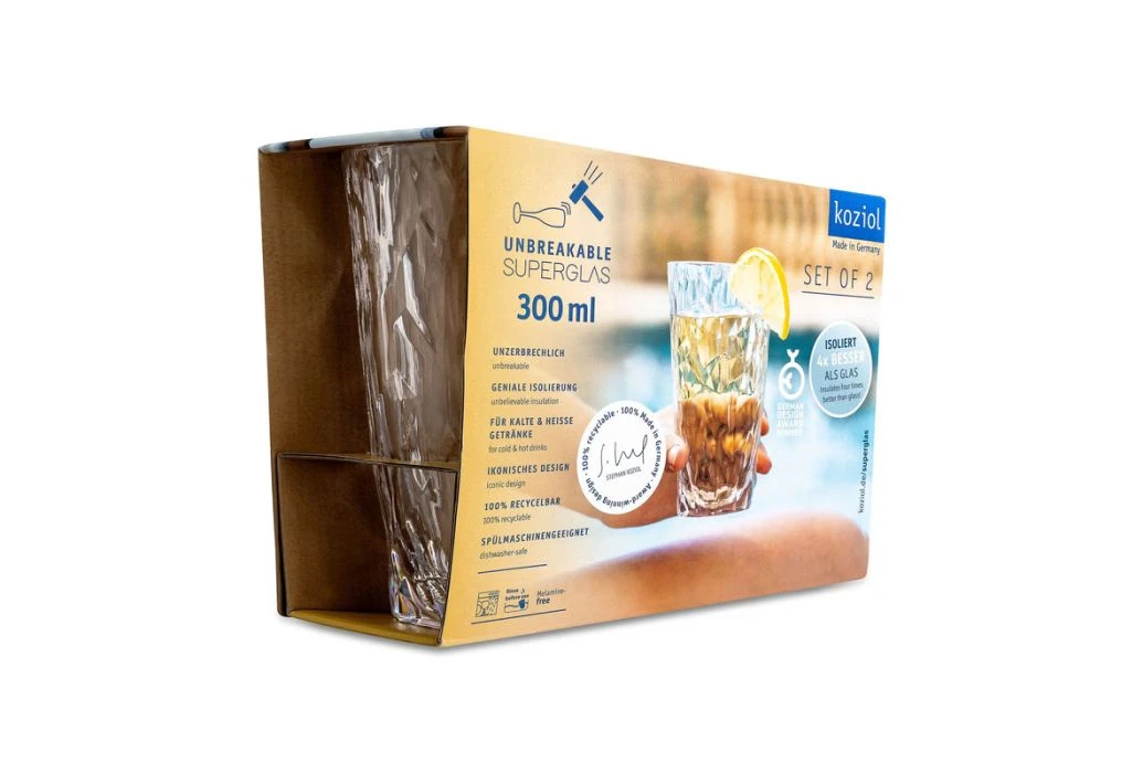 Koziol Kunststof Frisdrankglas Club No. 6 30 Cl | 2 Stuks 2 Koziol Kunststof Frisdrankglas Club No. 6 30 Cl | 2 Stuks - Afbeelding 2