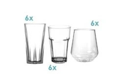 Kunststof Frisdrankglazen Pakket Guusje | 18 Stuks