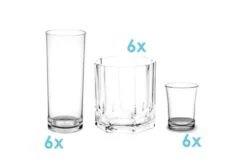 Kunststof Sterke Drank Glazen Pakket Joan | 18 Stuks