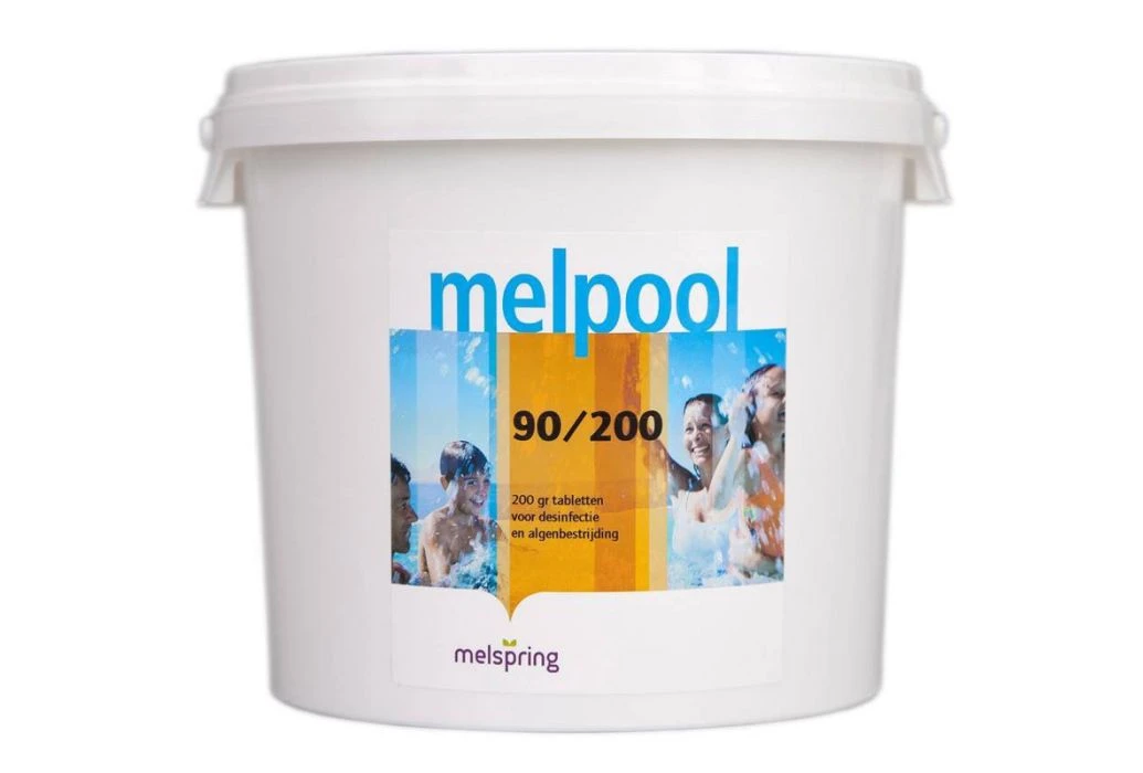 Melpool Chloortabletten 90/200grams 5kg 1 Melpool Chloortabletten 90/200grams 5kg