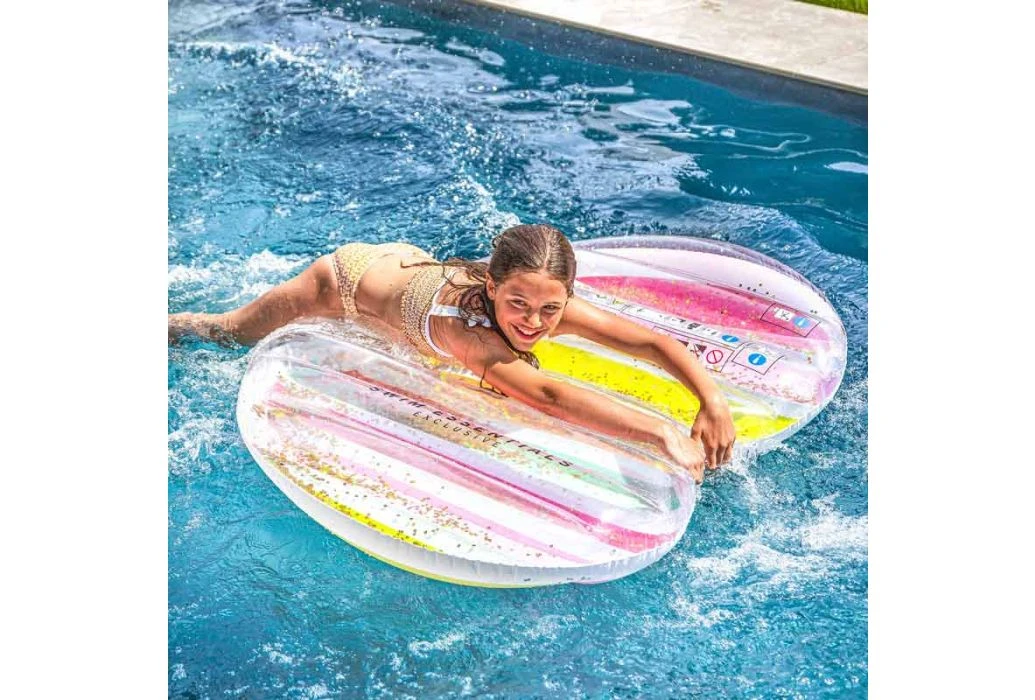 Swim Essentials Regenboog Hart Met Glitters Luchtbed | 150 Cm 2 Swim Essentials Regenboog Hart Met Glitters Luchtbed | 150 Cm - Afbeelding 2