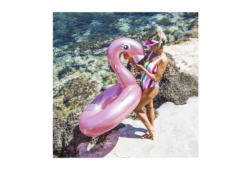 Swim Essentials Rosé Gouden Flamingo Zwemband | Ø110 Cm 3 Swim Essentials Rosé Gouden Flamingo Zwemband | Ø110 Cm - Afbeelding 3