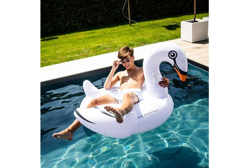Swim Essentials Witte Zwaan Ride-on Luchtbed 2 Swim Essentials Witte Zwaan Ride-on Luchtbed - Afbeelding 2
