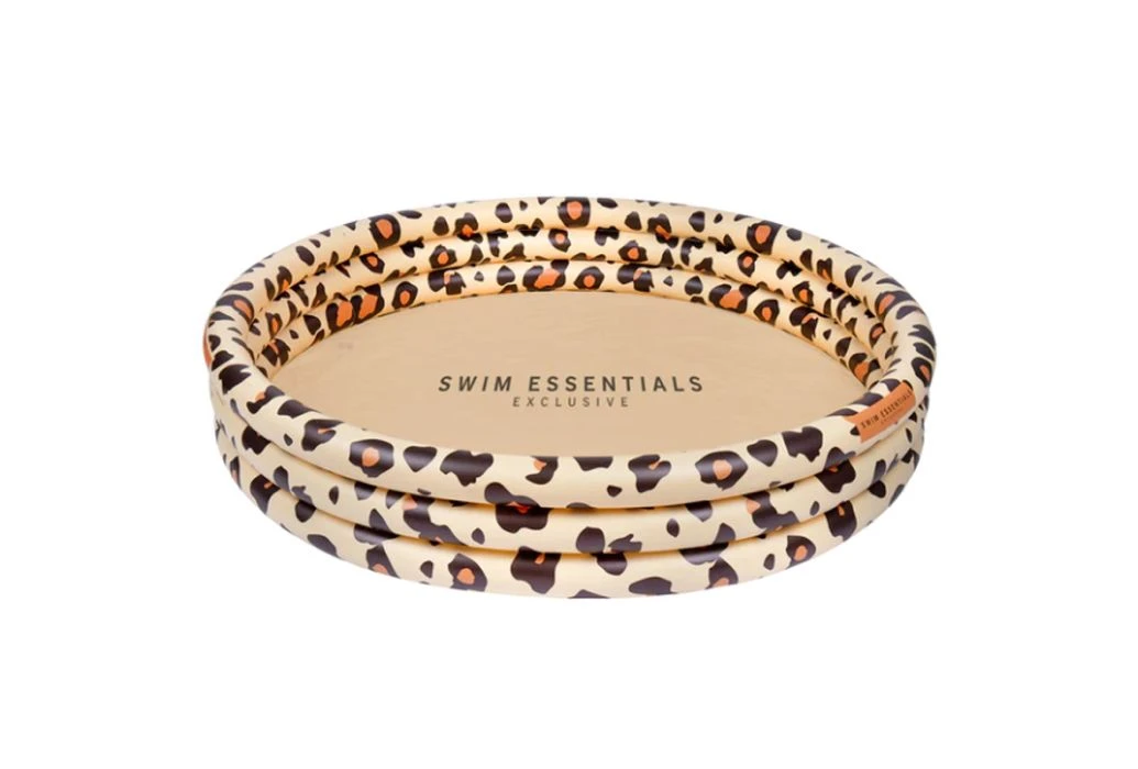 Swim Essentials Zwembad Ø 150 Cm | Beige Panterprint 1 Swim Essentials Zwembad Ø 150 Cm | Beige Panterprint